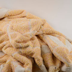 Chanel Coco Beach Bag & Towel Set Light Yellow/Pink