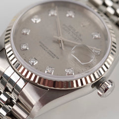 Rolex Datejust 36mm Diamond Dial Watch
