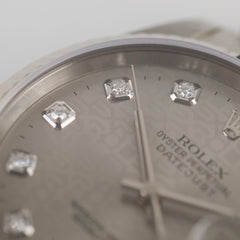 Rolex Datejust 36mm Diamond Dial Watch