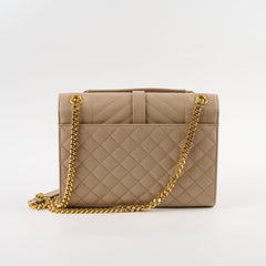 Saint Laurent Medium Envelope Bag Beige