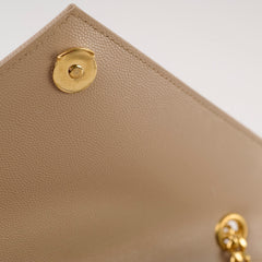 Saint Laurent Medium Envelope Bag Beige