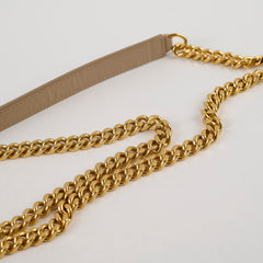 Saint Laurent Medium Envelope Bag Beige