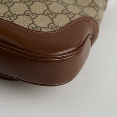 Gucci Small Jackie 1961 Webbing - Trimmed Coat - Canvas Shoulder Bag