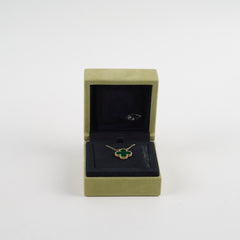 Van Cleef & Arpels Vintage Alhambra Malachite Necklace