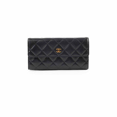 Chanel Lambskin Long Wallet Series 21