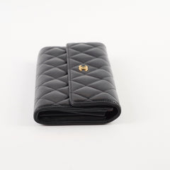 Chanel Lambskin Long Wallet Series 21