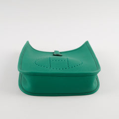 Hermes Mini Evelyn Vert Jade U stamp