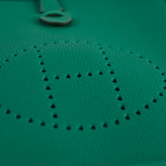 Hermes Mini Evelyn Vert Jade U stamp