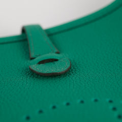 Hermes Mini Evelyn Vert Jade U stamp