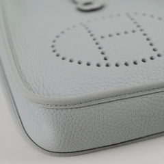 Hermes Mini Evelyn Bleu Pale Y Stamp