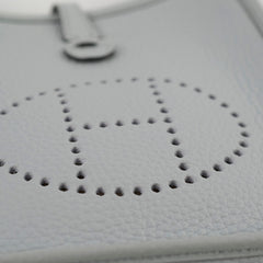 Hermes Mini Evelyn Bleu Pale Y Stamp