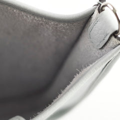 Hermes Mini Evelyn Bleu Pale Y Stamp