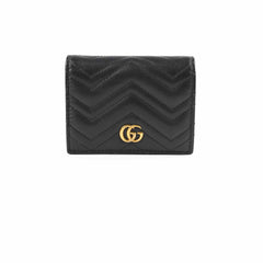 Gucci Black Flap Card Holder