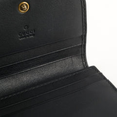 Gucci Black Flap Card Holder