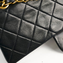 Chanel Vintage Classic Flap Small Lambskin Black