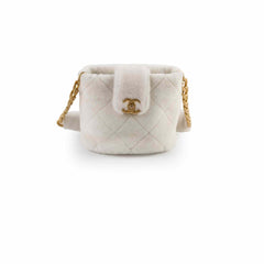 Chanel Top Handle Fluffy Bag