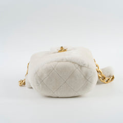 Chanel Top Handle Fluffy Bag