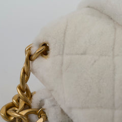 Chanel Top Handle Fluffy Bag