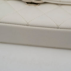 Chanel Seasonal Rectangular Mini Caviar White