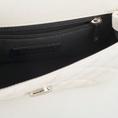 Chanel Seasonal Rectangular Mini Caviar White