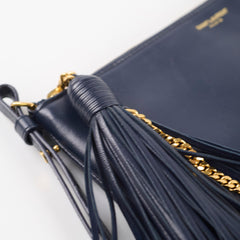 Saint Laurent Crossbody Navy with Tassel