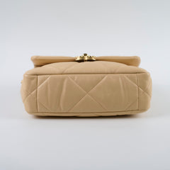 Chanel 19 Beige Small