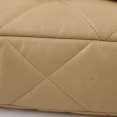 Chanel 19 Beige Small