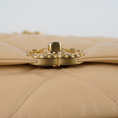 Chanel 19 Beige Small