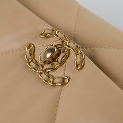 Chanel 19 Beige Small