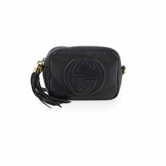 Gucci Soho Tassel Camera Bag Black