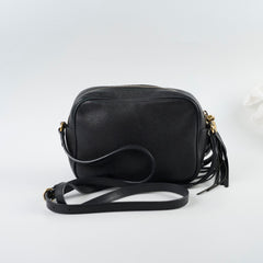 Gucci Soho Tassel Camera Bag Black