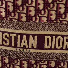 Christian Dior Book Tote Large Red Dior Oblique