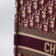 Christian Dior Book Tote Large Red Dior Oblique