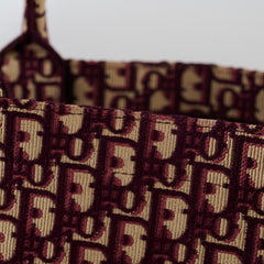 Christian Dior Book Tote Large Red Dior Oblique