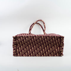Christian Dior Book Tote Large Red Dior Oblique
