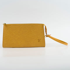 Louis Vuitton Epi Clutch Yellow