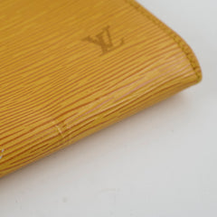 Louis Vuitton Epi Clutch Yellow