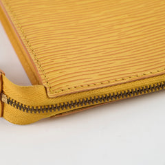 Louis Vuitton Epi Clutch Yellow