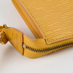 Louis Vuitton Epi Clutch Yellow