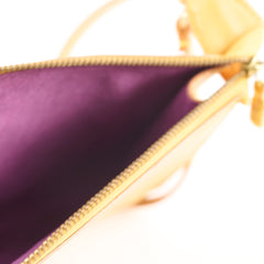 Louis Vuitton Epi Clutch Yellow