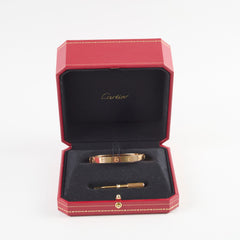 Cartier Love Bracelet Pink Gold Size 16 2022
