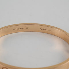Cartier Love Bracelet Pink Gold Size 16 2022