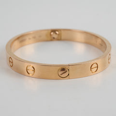 Cartier Love Bracelet Pink Gold Size 16 2022