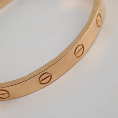 Cartier Love Bracelet Pink Gold Size 16 2022