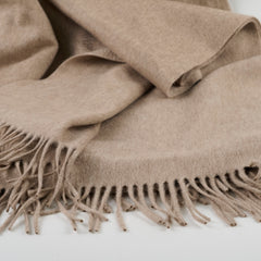 Loro Piana Cashmere Dark Beige Shawl