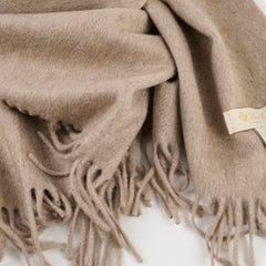 Loro Piana Cashmere Dark Beige Shawl
