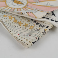 Dior Silk Mitzah Scarf Cream/ Pink