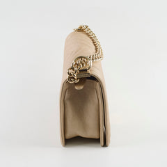 Chanel Medium Boy Caviar Champagne Gold