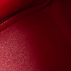 Hermes Lindy 26 Clemence Rouge Casaque X Stamp
