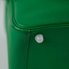 Hermes Lindy 26 Clemence Bamboo R Square Stamp